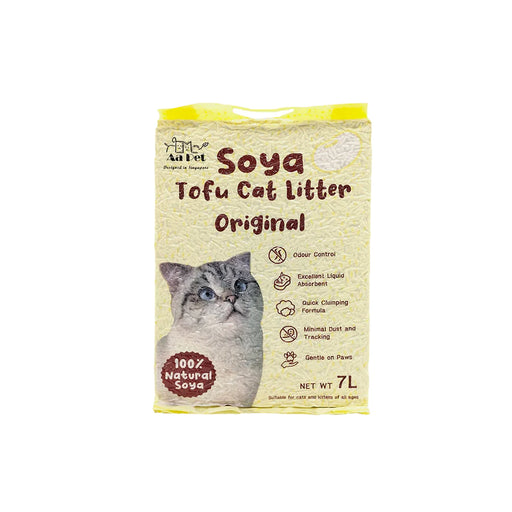 AaPet Soya Tofu Cat Litter Original 7L X6