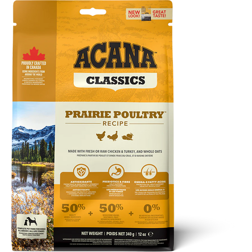 ACANA Classics Freeze-Dried Coated Prairie Poultry Dry Dog Food (2 Sizes)