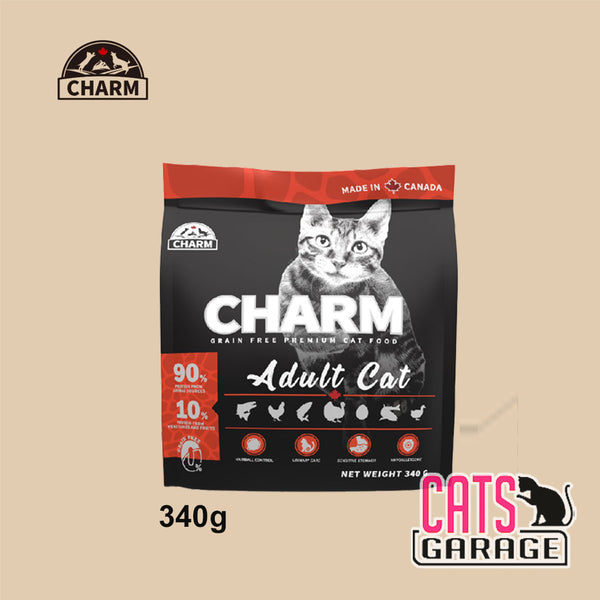 CHARM Adult Cat Dry Food 340g