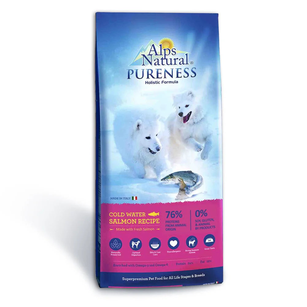 Alps Natural Pureness Holistic Cold Water Salmon Dry Dog Food (2kg & 13kg)