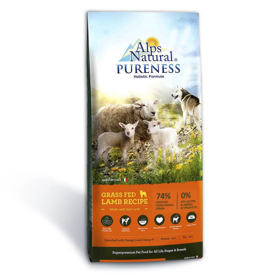 Alps Natural Pureness Holistic Grass Fed Lamb Dry Dog Food (2kg & 13kg)