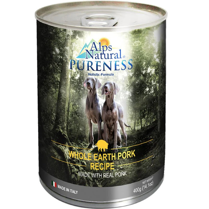 Alps Natural Pureness Pork Canned Dog Food 400g X24