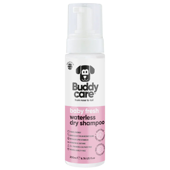 Buddycare Waterless Dry Dog Shampoo 200ml
