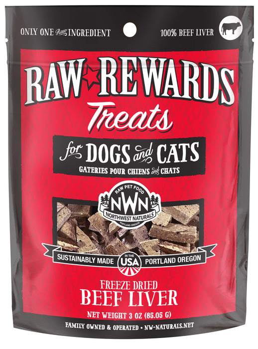 Northwest Naturals Raw Rewards & Frozen/Freeze-Dried Treats for Dogs & Cats 1oz - 10oz