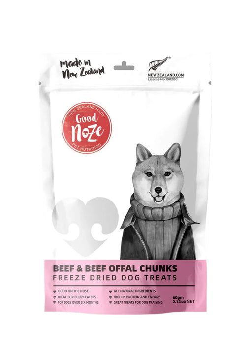 Good Noze Freeze Dried Raw Dog Treats 60g & 100g