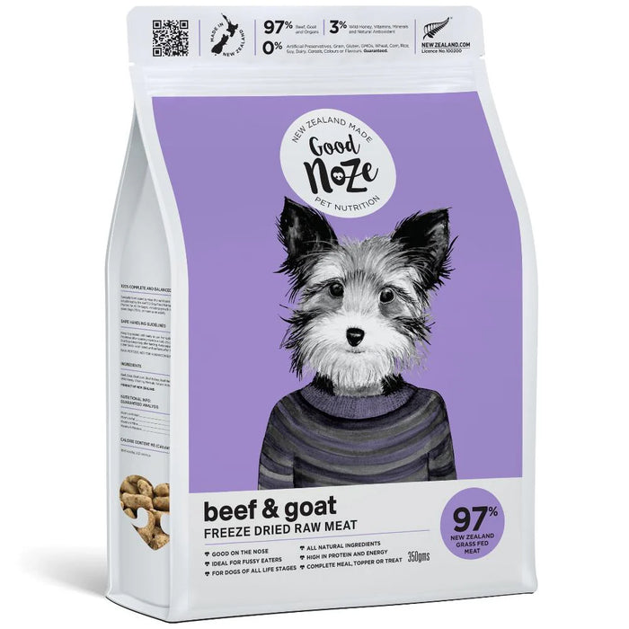 Good Noze Freeze-Dried Raw Meat Dog Dry Food 350g