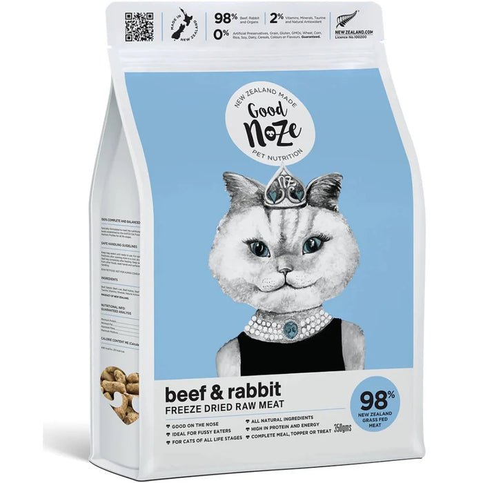 Good Noze Freeze-Dried Raw Meat Cat Dry Food 350g
