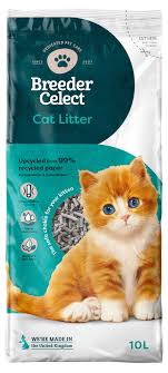 Breeder Celect Recycled Paper Cat Litter 10L - 30L