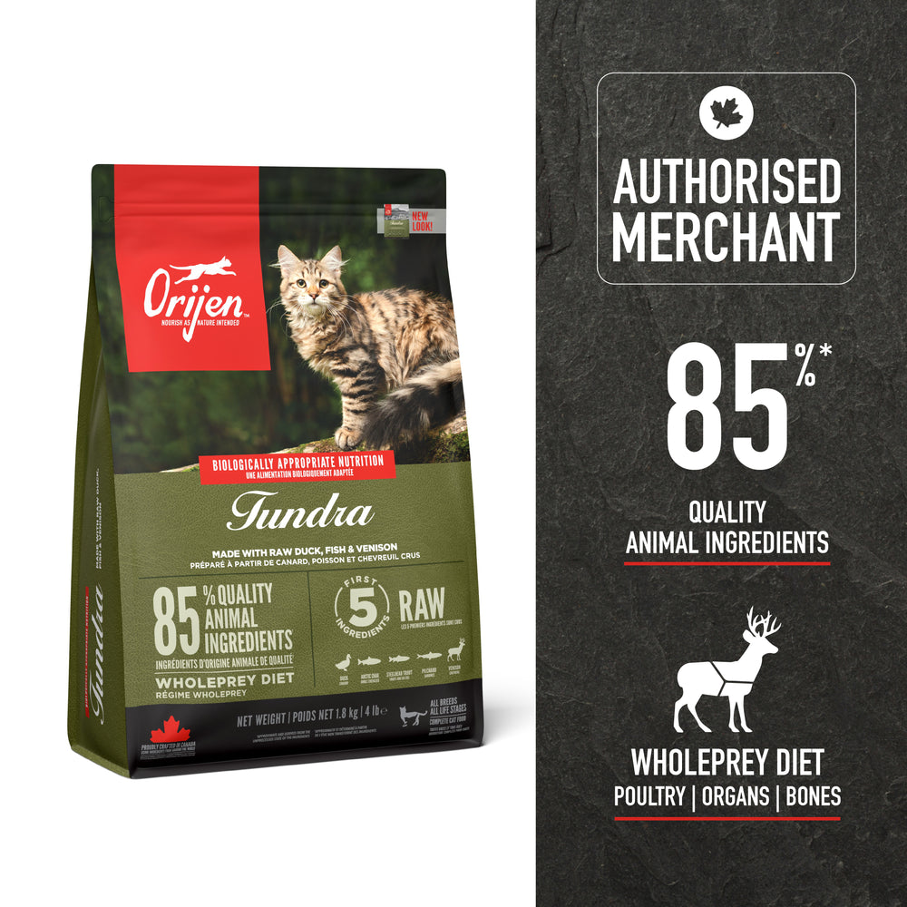 ORIJEN Freeze-Dried Infused Cat Tundra 340g
