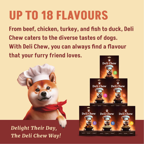 Singapaw Dog Deli Chew Cube 120g (18 Flavours) [DC]