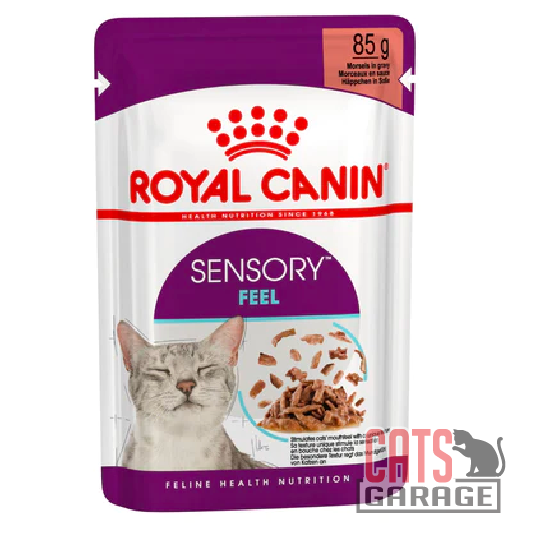 Royal Canin Feline Pouch Sensory Taste Chunks Cat Wet Food  in Gravy 85g X12
