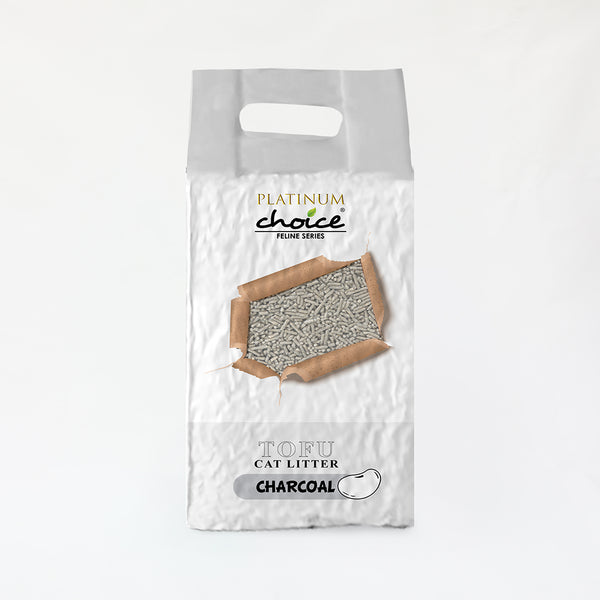 Platinum Choice Tofu Cat Litter Charcoal 7L X6