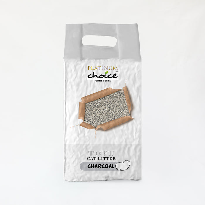 Platinum Choice Tofu Cat Litter Charcoal 7L X6