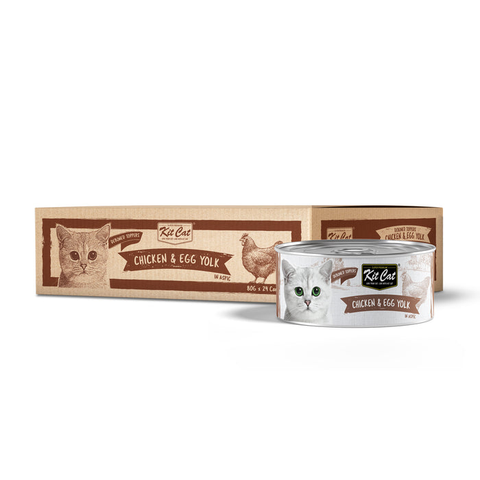 Kit Cat Deboned Toppers Cat Canned Food Chicken & Tuna 80g X 24cans