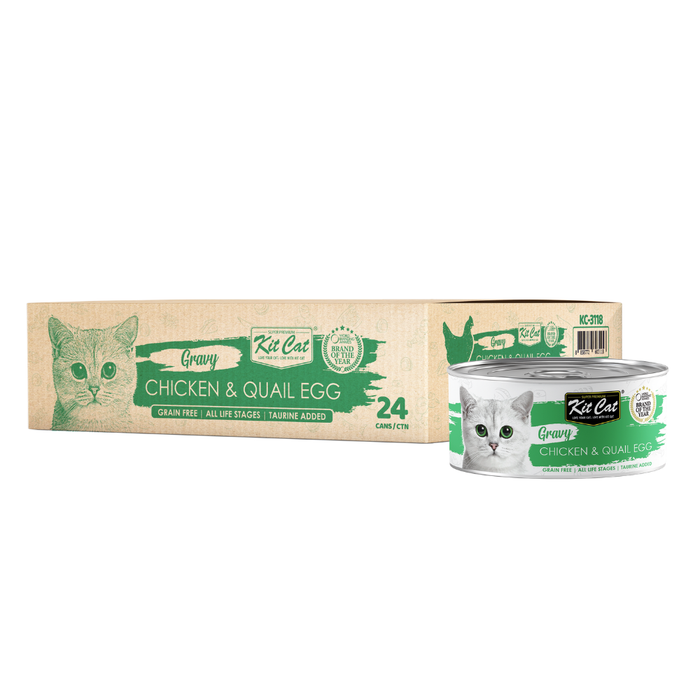 Kit Cat Premium Cat Wet Food Gravy 70g X 24 cans