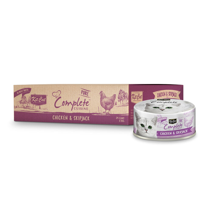Kit Cat Complete Cuisine Pure Cat Wet Food 70g X 24cans