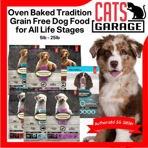 Oven-Baked Tradition Grain Free Dog Dry Food for All Life Stages 5lb - 25lb