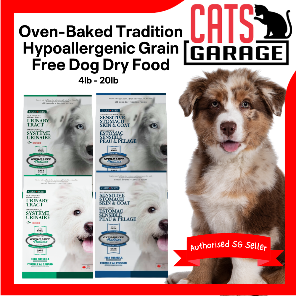 Oven-Baked Tradition Hypoallergenic Grain Free Dog Dry Food 4lb - 20lb