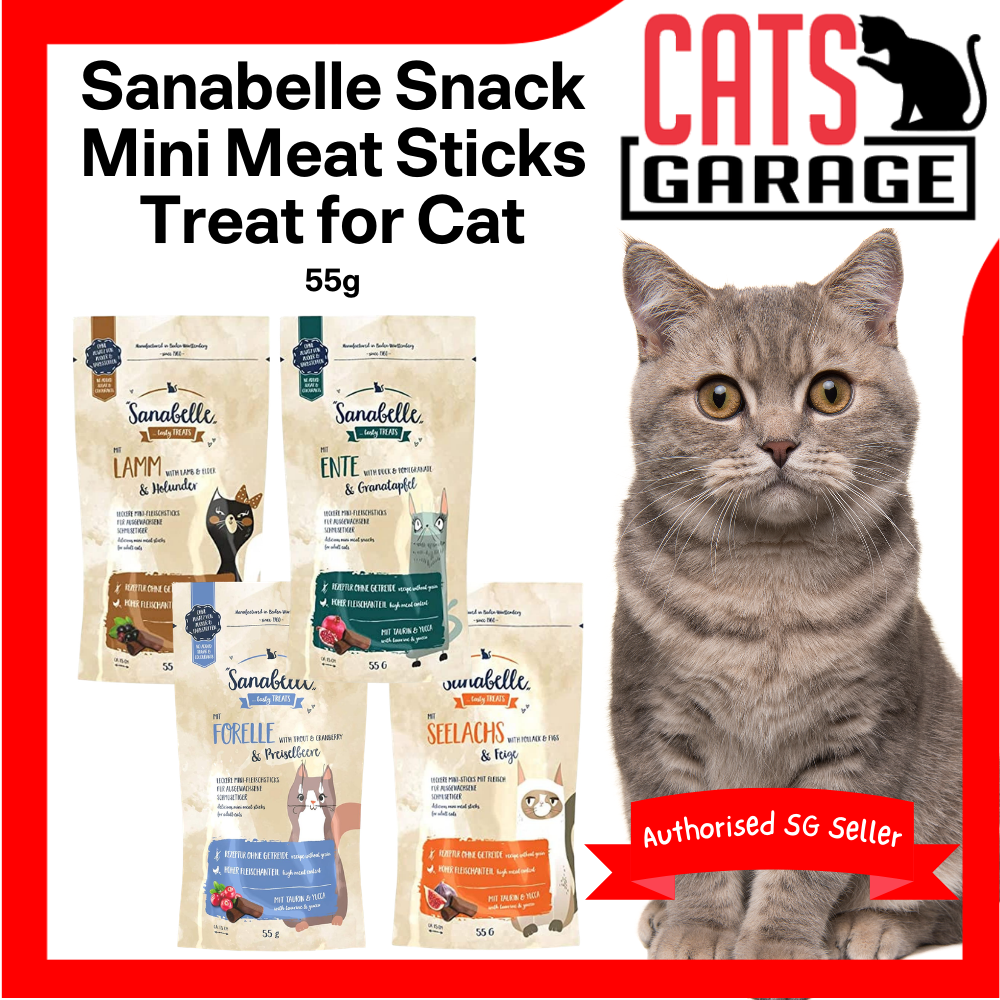 Sanabelle Snack Mini Meat Sticks Treat for Cat 55g
