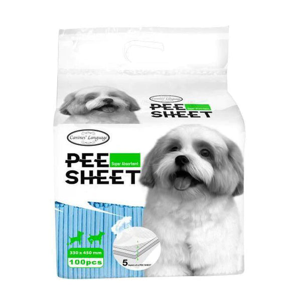 Canines' Language Pee Sheet 100pcs X6