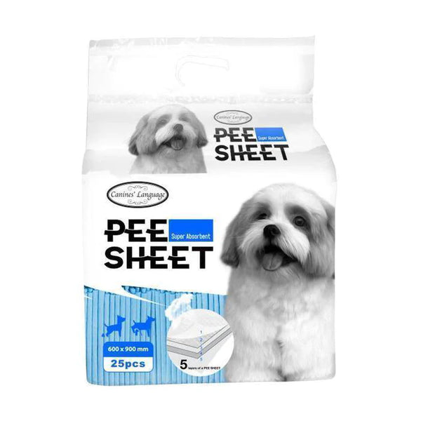 Canines' Language Pee Sheet 25pcs X6