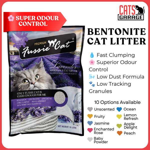 Fussie Cat Bentonite Litter 10L