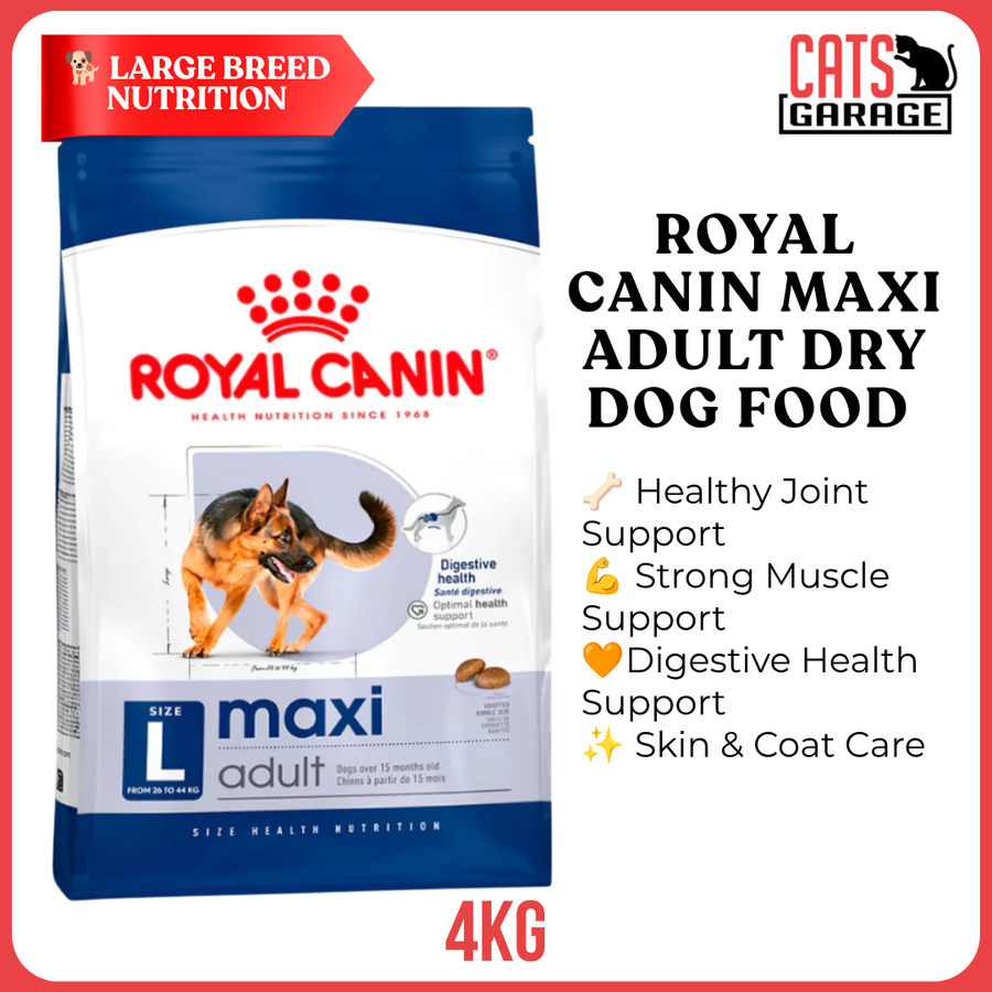 Royal Canin Canine Maxi Adult Dry Dog Food 4kg