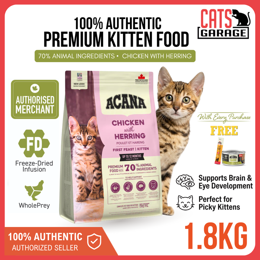 ACANA Kitten Food Classic First Feast | Dry Cat Food Kibbles for Kittens | High Protein Healthy Growth & Development