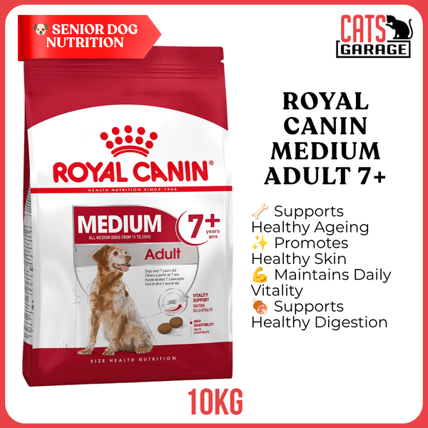 Royal Canin Canine Medium Adult +7 (Senior) Dry Dog Food 10kg