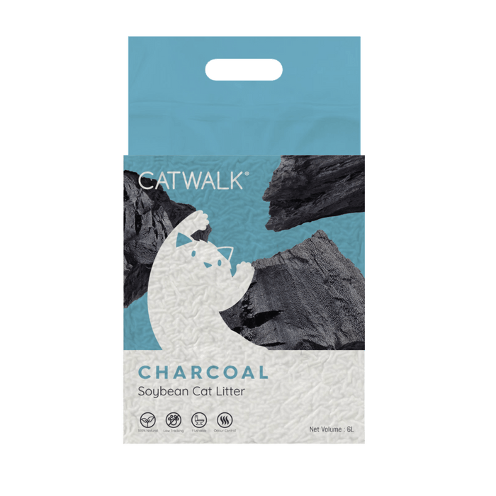 Catwalk CHARCOAL Tofu Cat Litter 6L X6