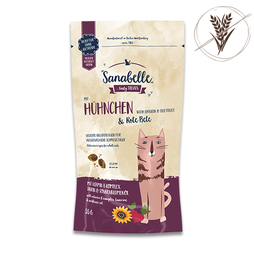 Sanabelle Crispies Snack Treat for Cat 55g