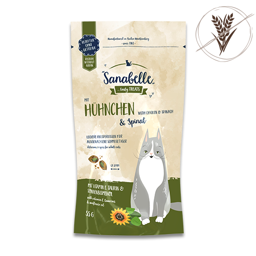 Sanabelle Crispies Snack Treat for Cat 55g