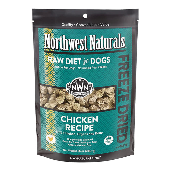 Northwest Naturals Raw Diet & Frozen/Freeze Dried Nuggets Dog Dry Food or Treats 12oz & 25oz