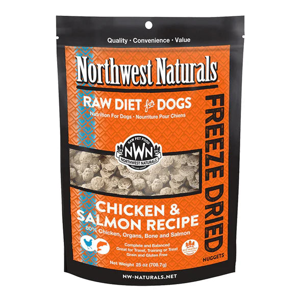 Northwest Naturals Raw Diet & Frozen/Freeze Dried Nuggets Dog Dry Food or Treats 12oz & 25oz