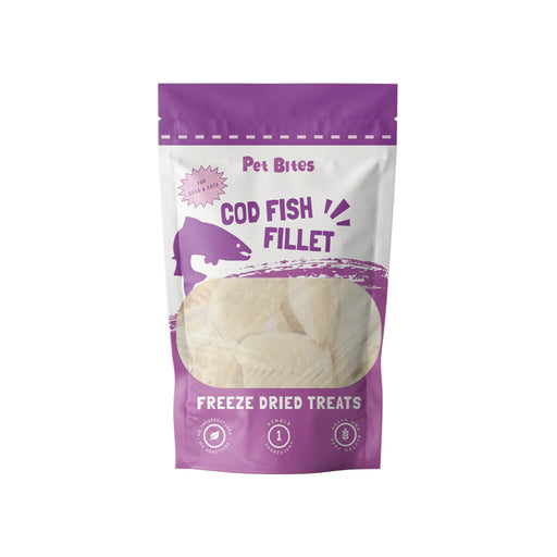 Pet Bites 100% Freeze Dried Cod Fish Fillet 50g