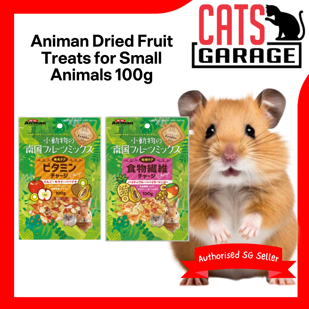Animan Dried Fruit Treats for Small Animals 100g