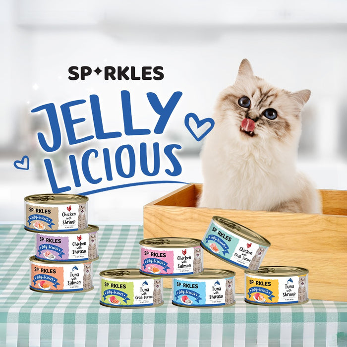SPARKLES Jellylicious Cat Wet Food 80g