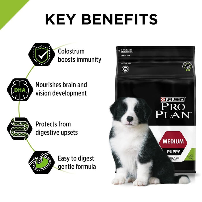 Purina Pro Plan Canine Puppy Health Growth & Developement Medium Dry Dog Food (2 Sizes)