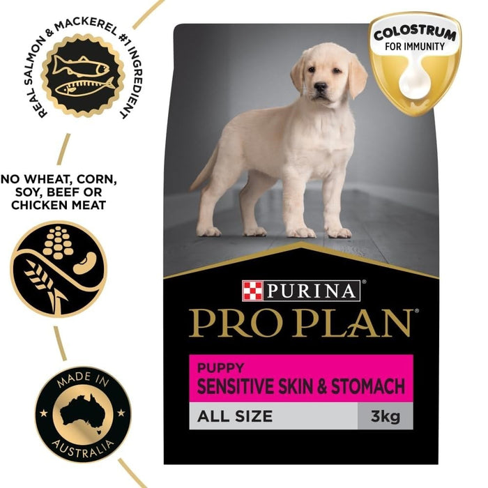 Purina Pro Plan Canine Puppy Sensitive Skin & Coat Dog Dry Food (2 Sizes)