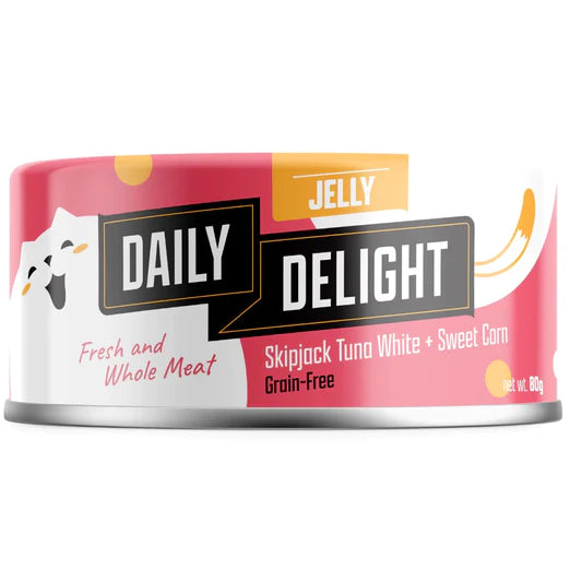 Daily Delight Skipjack Tuna White with Sweet Corn in Jelly 80g