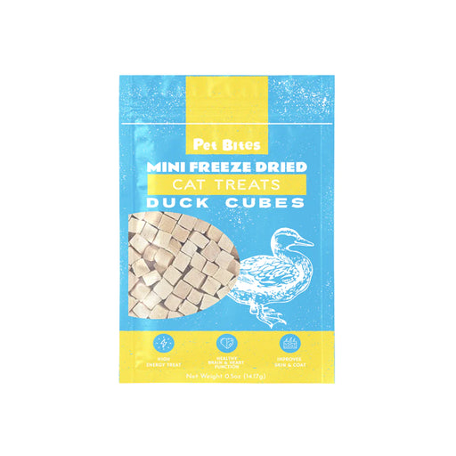 Pet Bites Mini Freeze Dried Duck Cubes For Cats