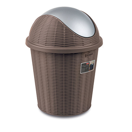 Stefanplast Elegance Little Swing Top Bin Dove Grey 10