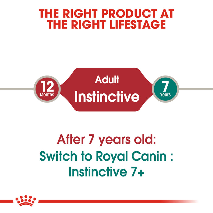 Royal Canin Feline Pouch Instinctive Adult Cat Wet Food in Gravy 85g X12