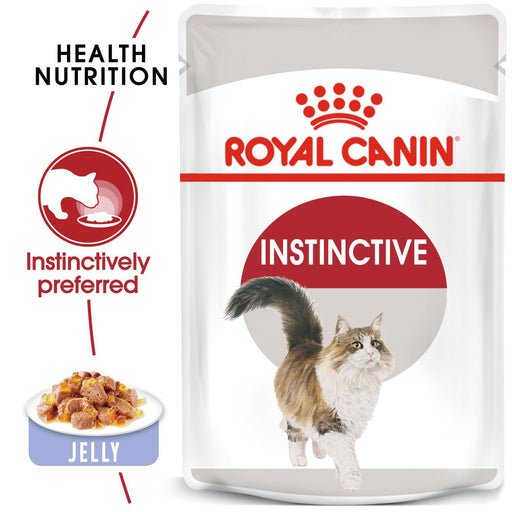 Royal Canin Feline Pouch Instinctive Adult Cat Wet Food in Jelly 85g X12