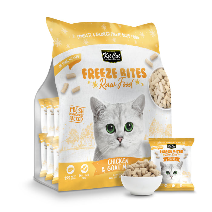 Kit Cat Freeze Bites Raw Cat Food 15g X 15Packs