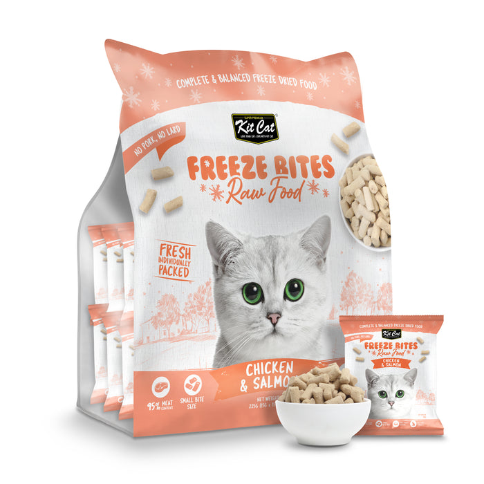 Kit Cat Freeze Bites Raw Cat Food 15g X 15Packs