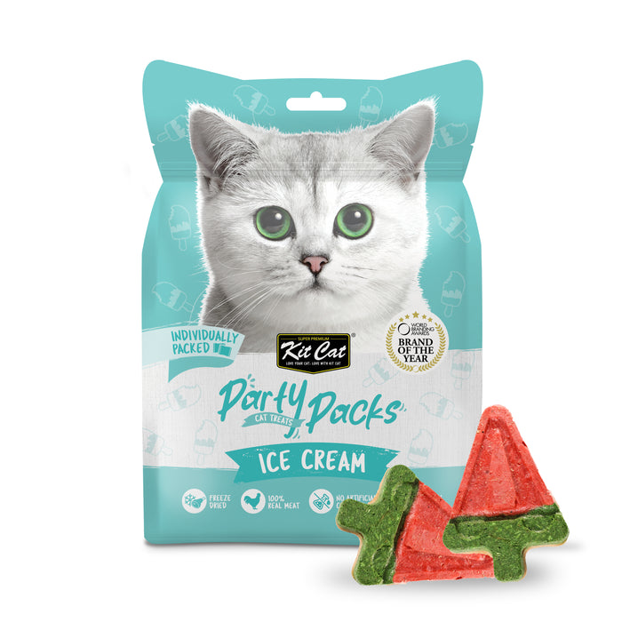 Kit Cat Party Packs Raw Cat Dry Food 30g