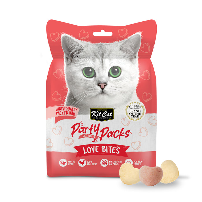 Kit Cat Party Packs Raw Cat Dry Food 30g