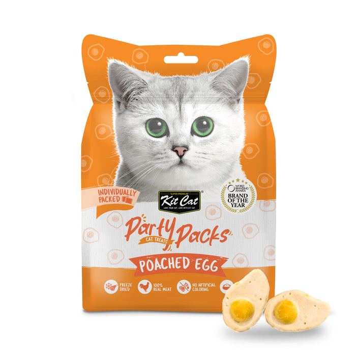 Kit Cat Party Packs Raw Cat Dry Food 30g