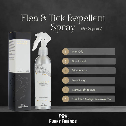 For Furry Friends Flea & Tick Series Repellent Spray for Dog (2 Sizes)